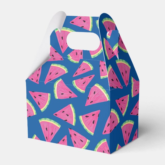 Cute watermelon pattern favour box (Front Side)