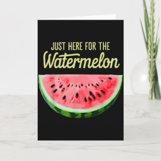 Cute Watermelon Print For Men Women Kids Watermelo Card