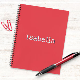 Cute Watermelon Red Pretty Stylish Personalised Notebook