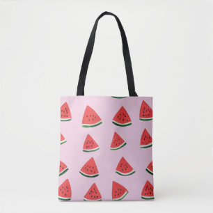 Cute Watermelon Seamless Pattern Tote Bag