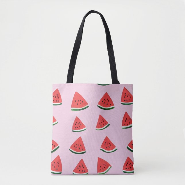 Cute Watermelon Seamless Pattern  Tote Bag (Front)