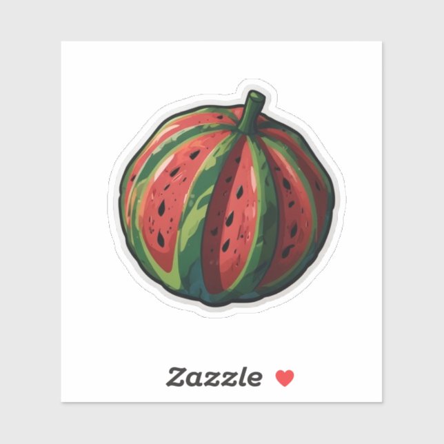 Cute Watermelon Sticker (Sheet)