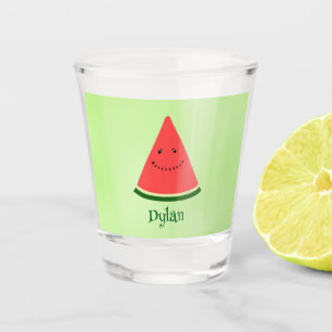 Cute Watermelon Summer Personalised Shot Glass 