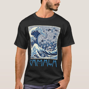Cute Wave Of Blue Cats For Kamala 1 T-Shirt