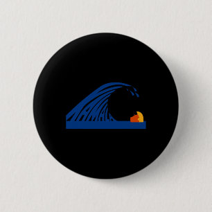 Cute Wave Of Blue Wave Kamala For Kamala Funny Tru 6 Cm Round Badge