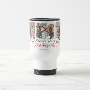 Cute We Love You Grandma Photo Travel Mug