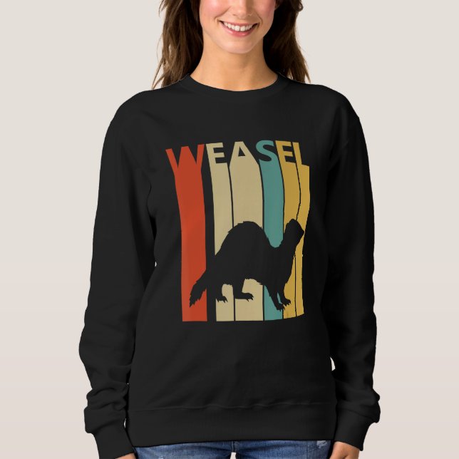 Cute Weasel Animal Sweatshirt (Front)