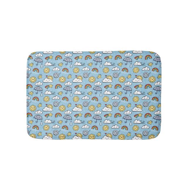 Cute Weather Bath Mat (Front)