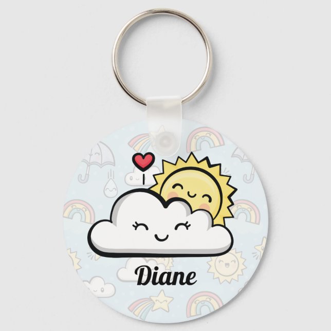 Cute Weather Key Ring (Front)