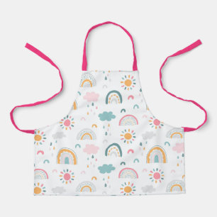 Cute Weather Pattern Apron