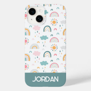 Cute Weather Pattern Case-Mate iPhone 14 Case