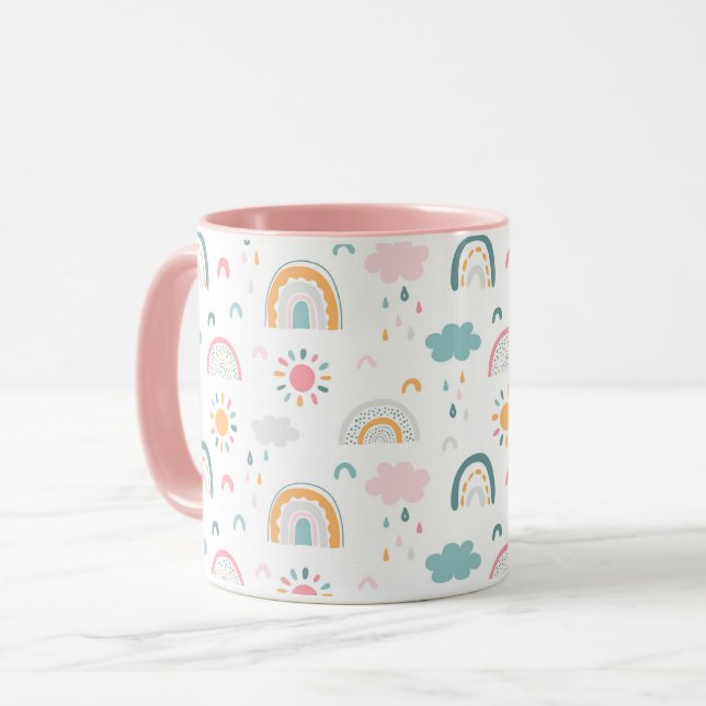 Cute Weather Pattern Mug (Front Left)