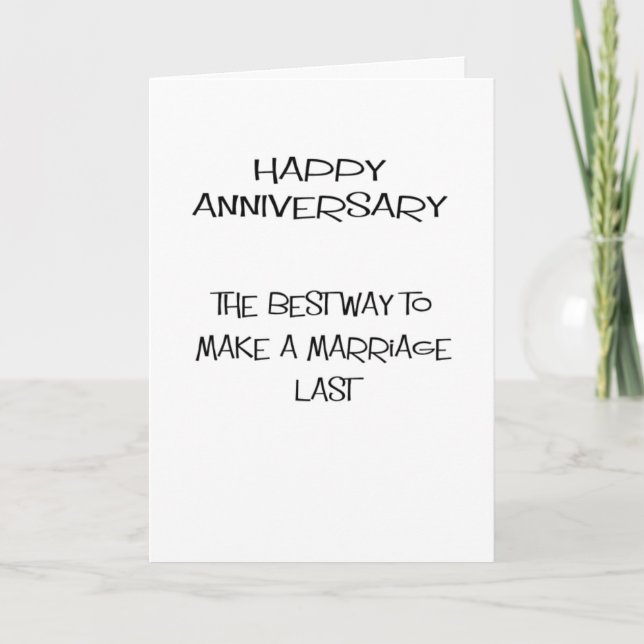 cute wedding anniversary congratulations card (Front)
