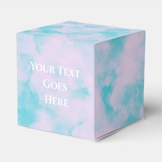 Cute Wedding Cake Favour Box (Back Side)