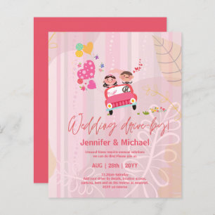 Cute Wedding Drive-By Budget Invitations