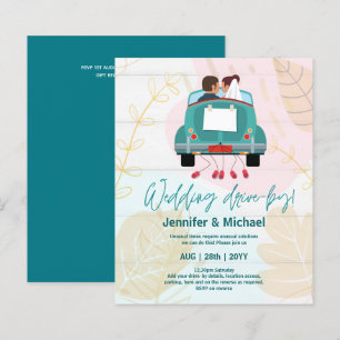 Cute Wedding Drive-By Budget Invitations