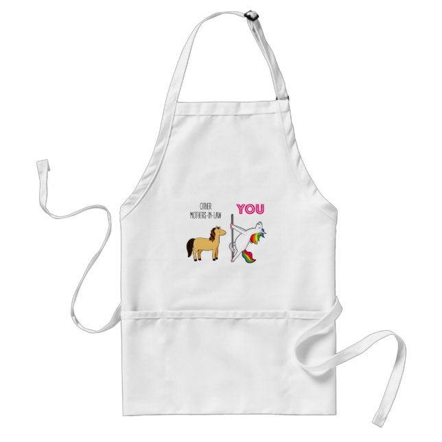 Cute Wedding Favour For Mother-In-Law,Funny Unicor Standard Apron (Front)