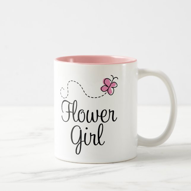 Cute Wedding Flower Girl Gift Mug (Right)