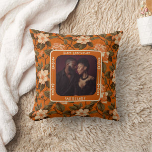 Cute Wedding Golden Anniversary Throw Pillow