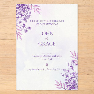 CUTE wedding invitation card