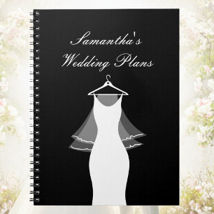 Cute wedding planner organiser notebook for bride