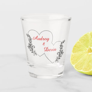 Cute Wedding Reception Shot Glass