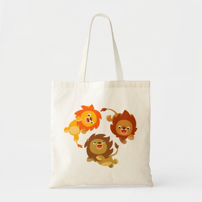 Cute Weightless Cartoon Lions Bag (Front)