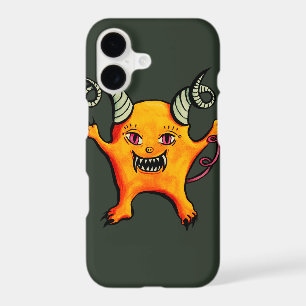 Cute Weird Horned Little Devil Creature