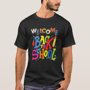 Cute Welcome Back To School First Day Of School St T-Shirt