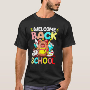 Cute Welcome Back To School First Day Of School Te T-Shirt