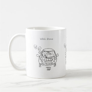 cute Well Done on passing your driving test! mug