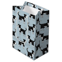 Cute Welsh Border Collie Sheep Dog Pattern