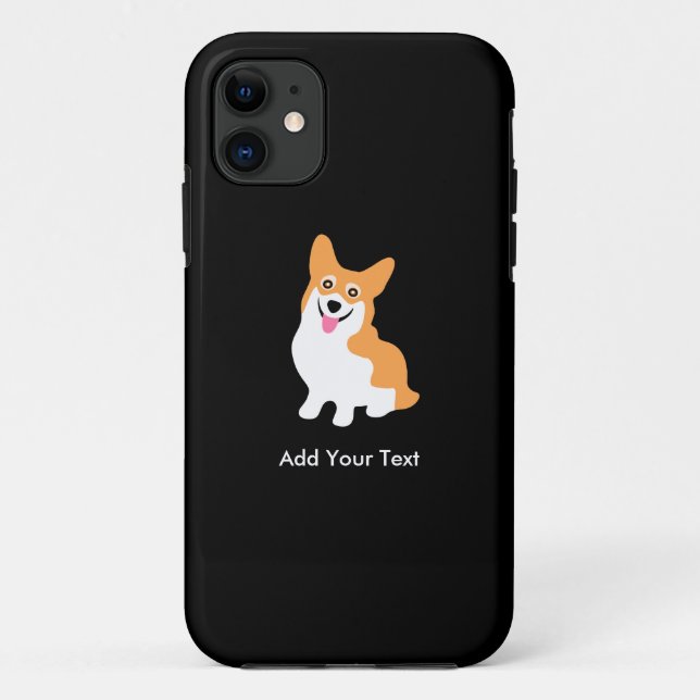 Cute Welsh Pembroke Corgi Puppy Case-Mate iPhone Case (Back)