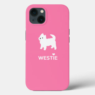 Cute West Highland Terrier - I Love Westies iPhone Case