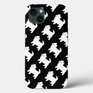 Cute West Highland Terrier - Westie Pattern iPhone Case