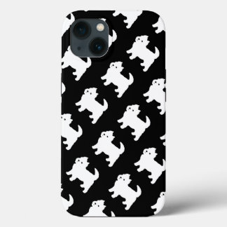 Cute West Highland Terrier - Westie Pattern iPhone Case