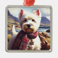 Cute West Highland White Terrier Painting