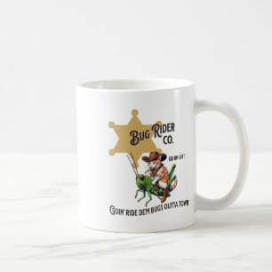 Cute Western Cowboy Cat Tab Coffee Mug