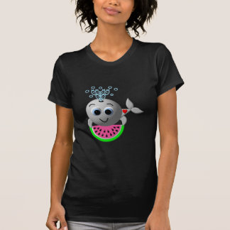 Cute Whale and Watermelon T-Shirt