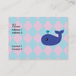 Cute Whale Business Cards