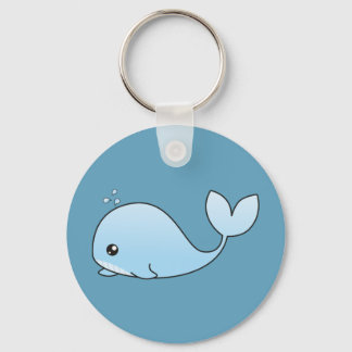 CUTE WHALE KEY RING