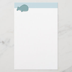 Cute Whale Stationery