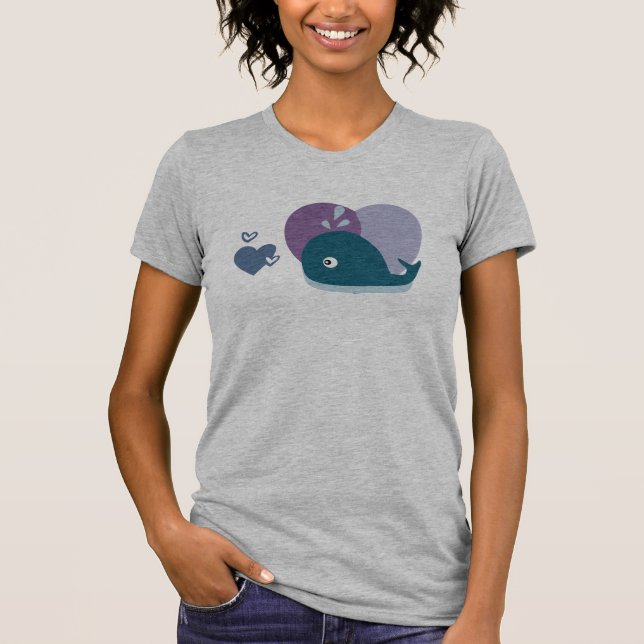 Cute Whale T-Shirt (Front)