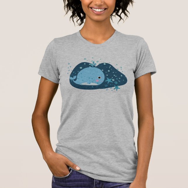 Cute Whale T-Shirt (Front)
