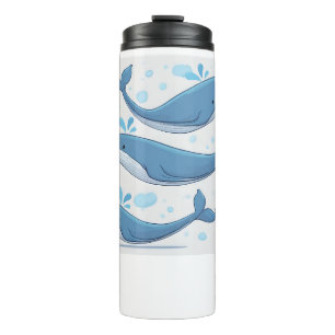 Cute Whale Thermal Tumbler