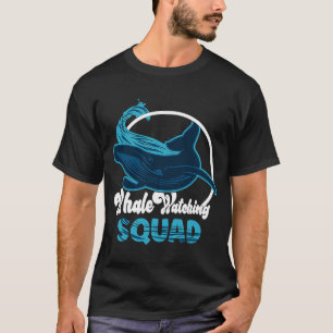 Cute whale watching Squad T-Shirt