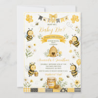 Cute What Will Baby Bee Gender Reveal Daisy Floral