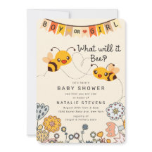 Cute What will it Bee Gender Reveal Baby Shower