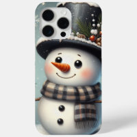 Cute whimiscal Christmas/winter snowman