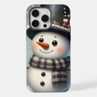 Cute whimiscal Christmas/winter snowman